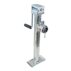 Soporte de manivela extensible UNITRAILER TJ5002 para remolque de plataforma plana de 1300 kg, 560-940 mm