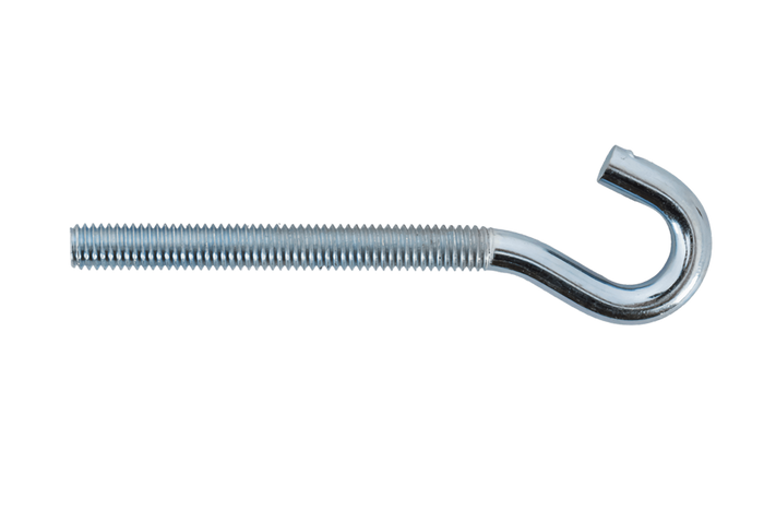 Gancho de construcción DROMET HZ M6x80 con extremo abierto (curvado)
