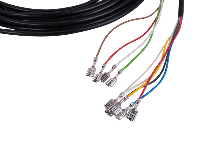 Arnés de remolque de instalación eléctrica MANTES 4m enchufe 7PIN conectores 6.3