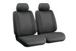 Juego de fundas para asientos de coche LAMPA Glamur antracita, para los asientos delanteros