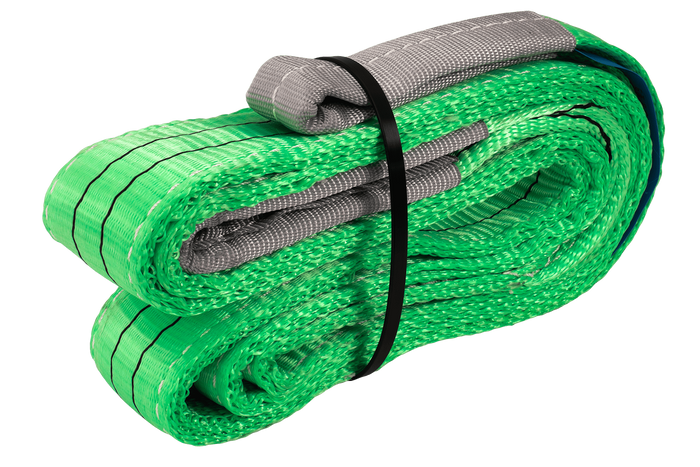 Correa de elevación HEFFA de 3 m/60 mm/2 t con presillas