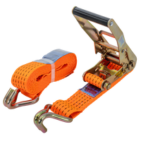 Cinta transportadora UNITRAILER de 4 m/50 mm/5 t de color naranja con tensor