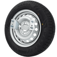 Rueda de repuesto para remolque con soporte TIRE WANDA 155/70 R13 79N RIM TRAILER TOP 4Jx13&quot;H2 4x100 ET:30