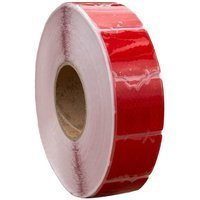 Cinta adhesiva reflectante contorno roja en segmentos - 1 m
