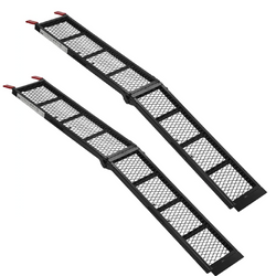 Rampas plegables de acero ProPlus 390094 para remolques, 203 cm, 680 kg, juego de 2