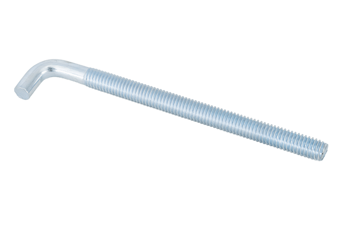 Gancho de construcción DROMET HP M6x90 con extremo en ángulo (recto)