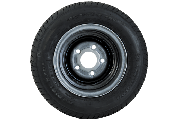 Rueda reforzada para remolque NEUMÁTICO LINGLONG 195/55 R10C 98/96N LLANTA UNITRAILER 6Jx10"H2 5x112 ET:-4