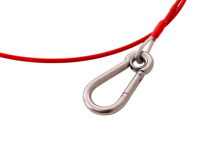 Cuerda de seguridad de emergencia KNOTT breakaway con mosquetón de 1700 mm