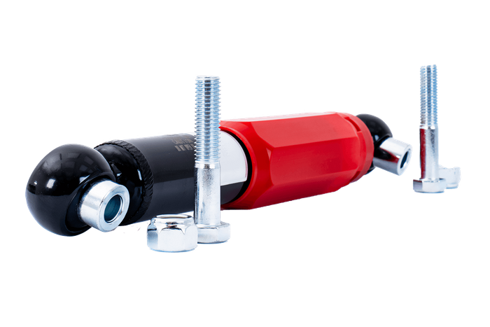 Amortiguador hidráulico PIVEXIN para ejes de remolque 1800-3500kg para ejes simples y tándem