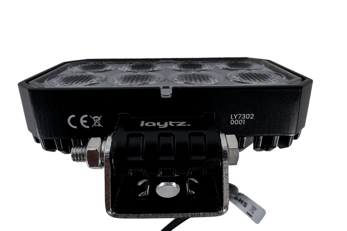 Reflector de lámpara de trabajo LED LAYTZ LY7302, 32 LED, 3200 lm, rectangular