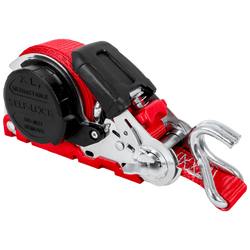 Cinta transportadora retráctil automática FASY de 5 m/25 mm/0,35 t roja