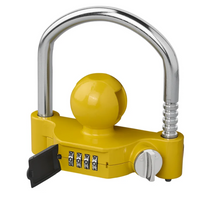 Cerradura de bola de enganche de remolque ProPlus 341329V01 con cerradura de combinación
