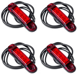Juego de cuatro lámparas de señalización universales delgadas LED HORPOL LD 2329 