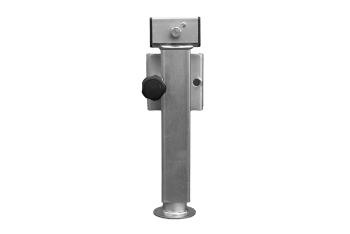 UNITRAILER D-110.000.049 Soporte de manivela extensible para remolque de plataforma plana de 1300 kg, 410-645 mm