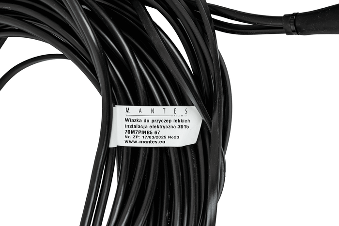 Arnés de remolque de instalación eléctrica MANTES 7m ENCHUFE DE 7 PINES BAYONETA 2x 5 PINES