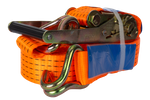 Cinta transportadora UNITRAILER de 12 m/50 mm/5 t de color naranja con tensor