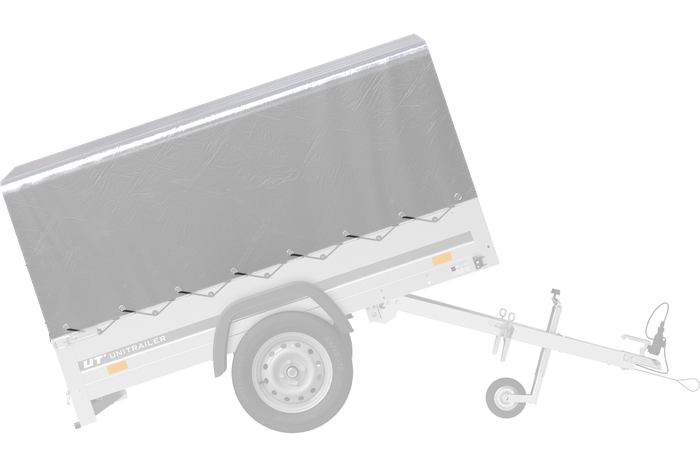 Funda bastidor h-800 lona UNITRAILER para remolque 200x125cm GARDEN 201 KIPP