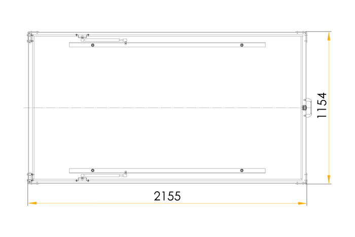 Cubierta remolque UNITRAILER GARDEN TRAILER 200 KIPP con cilindros / cerradura con llave