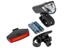 Juego de luces para bicicleta PROFEX 92618 Super Vision, alimentadas por batería (delantera y trasera)