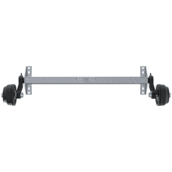 KNOTT VGB15M/MV eje frenado para remolque / grúa 1500kg 1450mm 1950mm 5x112