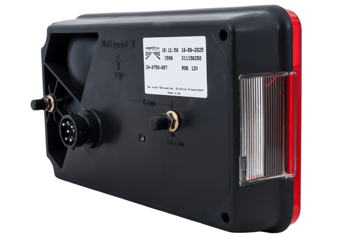 ASPÖCK Luz trasera Multipoint V, 7 funciones, derecha