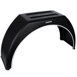 Guardabarros remolque 14-17" DOMAR DK3110 paso de rueda plano 870/260mm