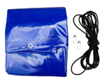 Lona de protección para el marco h-1100 UNITRAILER lona azul para remolque 264x150cm GARDEN 265 KIPP