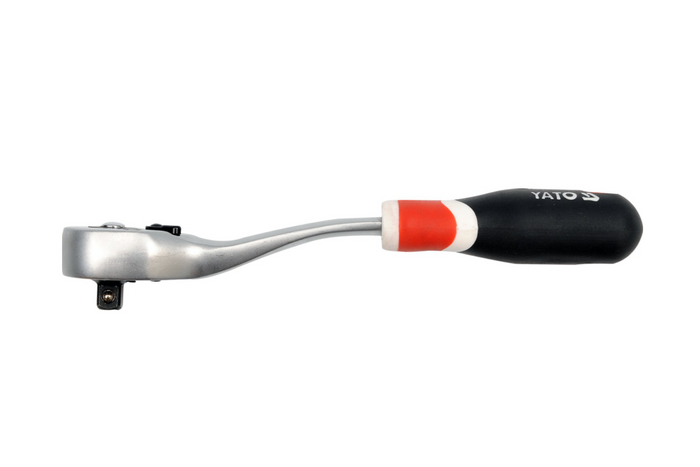 Trinquete curvo YATO YT-0730 de 1/4" de longitud y 155 mm
