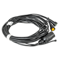 ASPÖCK Instalación eléctrica Arnés de remolque 4,5 m 7 PIN Conectores bayonetas 2x 5 PIN