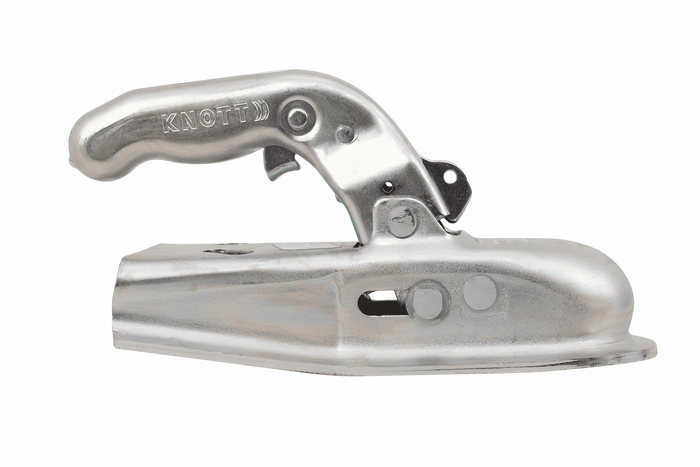 Enganche de bola KNOTT 6E0071.001 para remolque de 750 kg con barra de tiro tipo V