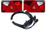 Luces traseras ASPÖCK MULTIPOINT V + arnés MANTES 4m 7PIN