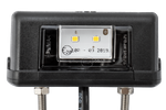 Luz de matrícula LED WAŚ W52 con cable de 1m y conector Click-In