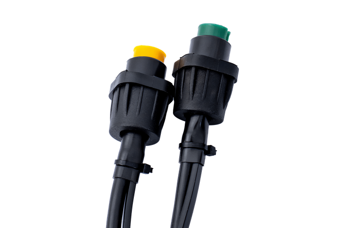 Instalación eléctrica MANTES, arnés para remolque de camión, 8 m, enchufe de 13 PIN, 2 bayonetas de 5 PIN