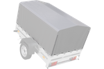 Funda bastidor h-800 lona UNITRAILER para remolque 200x125cm GARDEN 201 KIPP