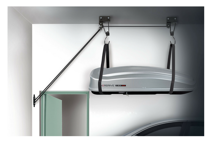 Soporte de almacenamiento de techo LAMP Garage Lift sistema suspendido 45 kg