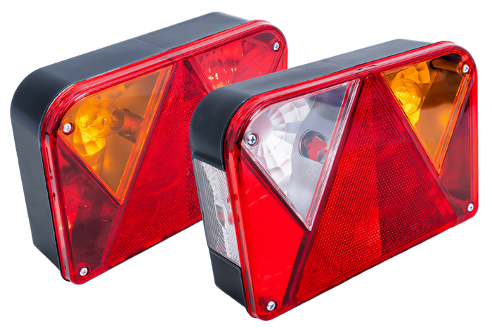 Luces traseras DOBPLAST DPT35 + arnés MANTES 4m 13PIN