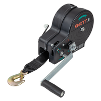 Cabrestante manual para remolque KNOTT 6X0017.311 900kg con correa