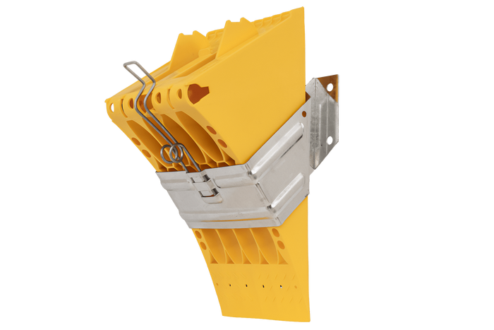 Calzo de rueda E53 con soporte de montaje LOKHEN h: 225 mm