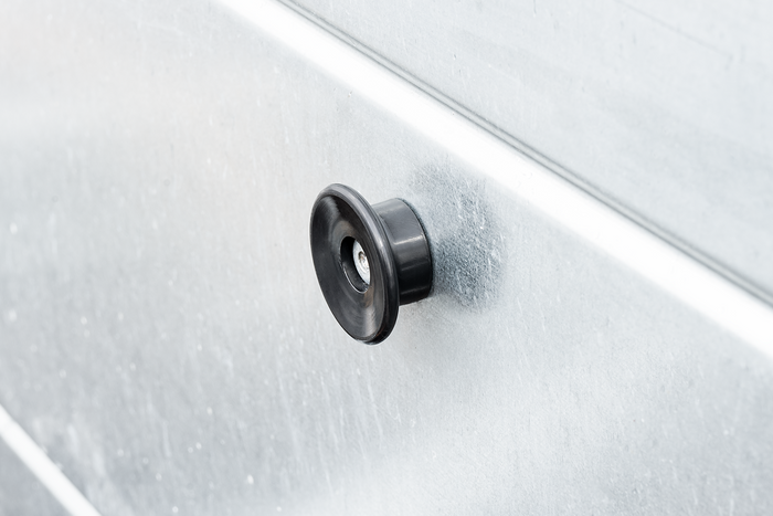 Rodillos laterales de remolque UNITRAILER para fijar cubiertas, redes, lonas, juego de 18 piezas