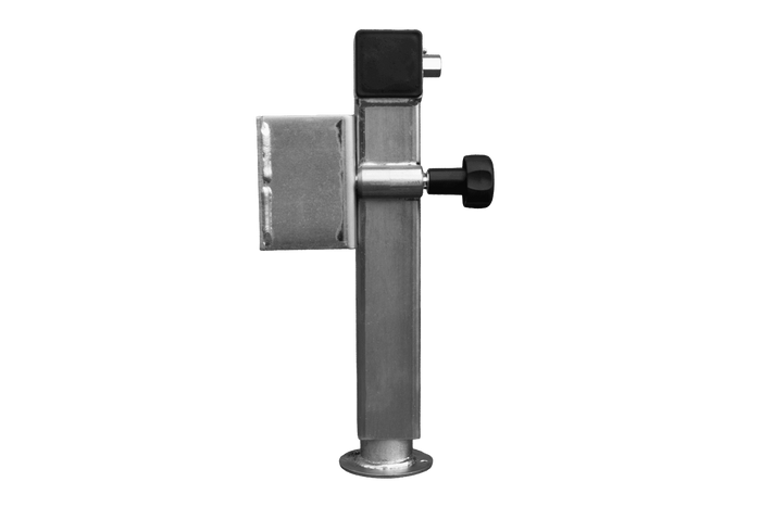 UNITRAILER D-110.000.049 Soporte de manivela extensible para remolque de plataforma plana de 1300 kg, 410-645 mm