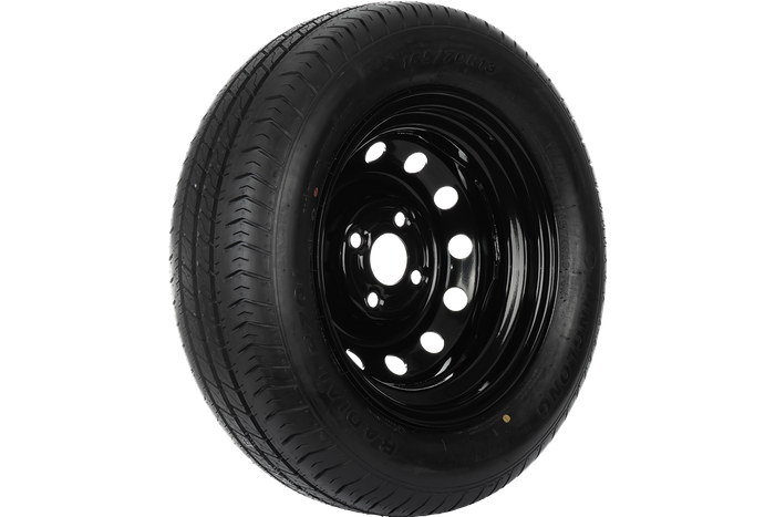 Rueda de remolque NEUMÁTICO LINGLONG 165/70 R13 79N UNITRAILER RIM negro 4Jx13"H2 4x100 ET:30