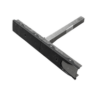 Soporte lateral plano OUTLET UNITRAILER, longitud 59 cm, altura 40 cm, para remolque de barco, GRIS