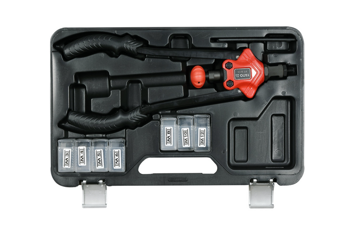 Remachadora manual YATO YT-36128 para tuercas remachables M3–M12