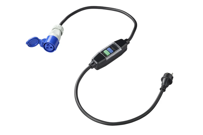 Cable adaptador Schuko/CEE ProPlus 373589V01DE para interruptor diferencial de 150 cm