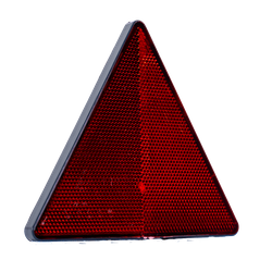DOBPLAST DPT35 triángulo reflectante de advertencia, rojo, 148mm