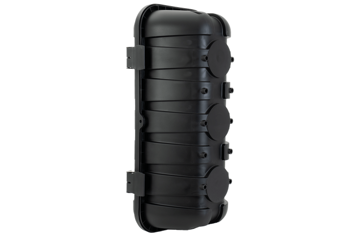 Caja extintor 6kg DAKEN 82501 STRIKE 600x287x220mm negro