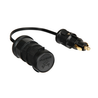 Adaptador DIN para toma de encendedor de cigarrillos LAMP 39028, adaptador 12/24V 8A