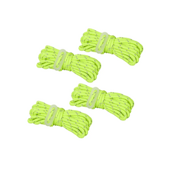 Juego de cuatro vientos ProPlus 361802 fluorescentes para una tienda de campaña de 4 m