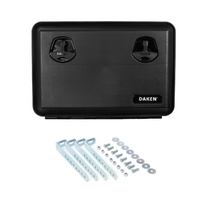 DAKEN 81104 JUST caja de herramientas 600x415x460mm 70l con soportes de montaje