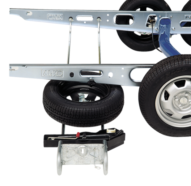 Portaruedas de repuesto AL-KO, soporte para ruedas de caravana de 1050-1250 mm
